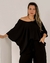 Blusa Morcego Ampla Viscose Lisa Preta - comprar online