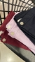 calça jogger moletom flanelado marinho marsala lilas