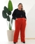 Calça Malha Moletinho Plus Size