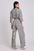 Calça Pantalona Listras Tricoline Cinza Chumbo - TuttiStore | Moda Feminina Casual