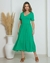 Vestido Básico Maria Malha Midi Verde - TuttiStore | Moda Feminina Casual