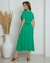 Vestido Básico Maria Malha Midi Verde na internet