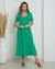 Vestido Básico Maria Malha Midi Verde - comprar online