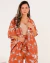 Kimono Alongado Viscose Creponada Estampado - comprar online