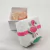 Caixinha 5x5cm com sabonete artesanal - Lembrancinha de Maternidade - Pezinho