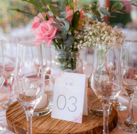 NÚMERO DE MESA - CASAMENTO