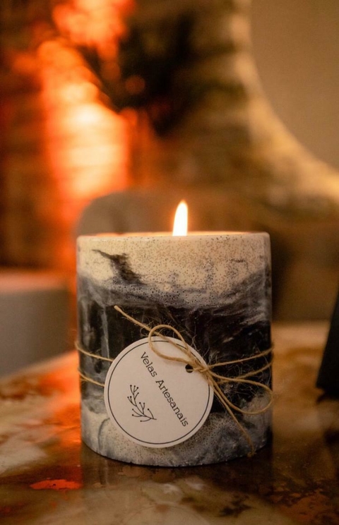 Vela aromática em Resina - Tamanho Grande