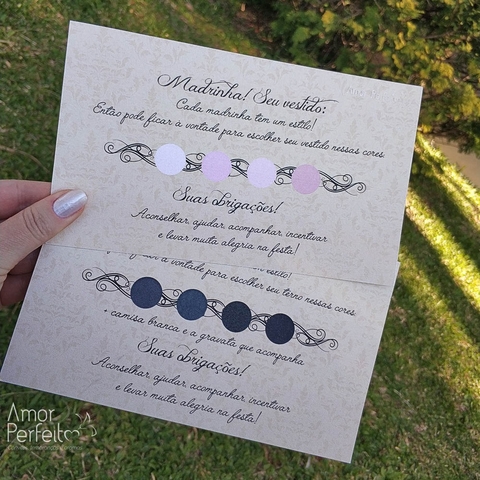 Manual de Padrinhos - 2 folhas