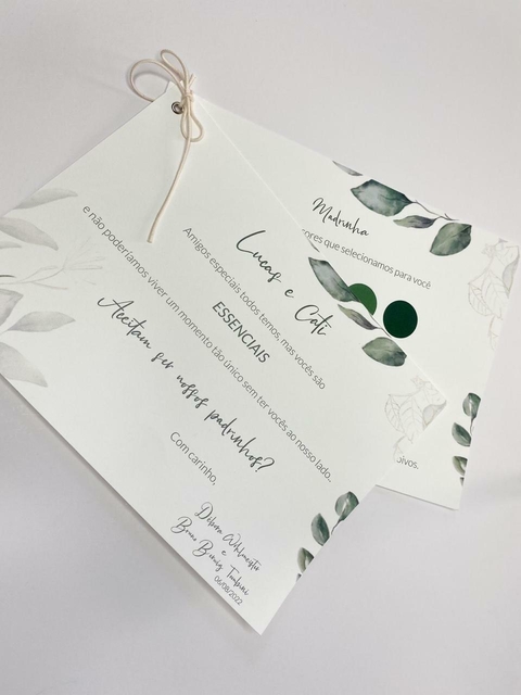 Manual Padrinhos - 2 folhas