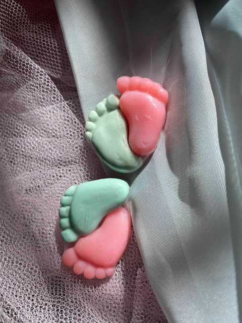 Sabonete chá revelação - par de pézinhos