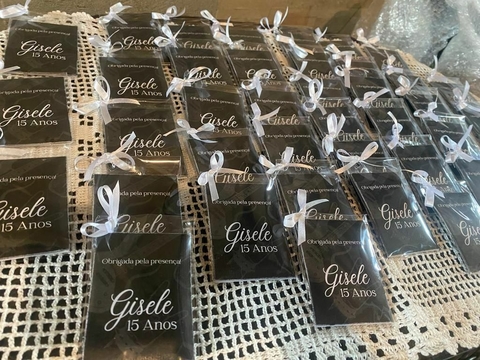 Sachê personalizado de 15 anos