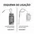 Conversor de Temperatura PT100 para Tensão 0 a 10V (1 canal) com fixação em trilho DIN mod.BIG2204 - loja online