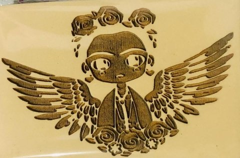 Sello Alto Relieve Fridita L