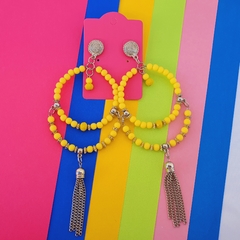 Brinco de Miçangas | 5003 4 | Amarelo