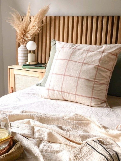 Panel Varillado Laqueado Madera Maciza