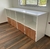 Mueble con cajones de guardado con ruedas