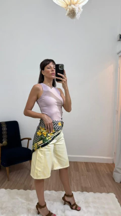 Bermuda Barrel Loose Premium Faded Yellow - Olivia Cala