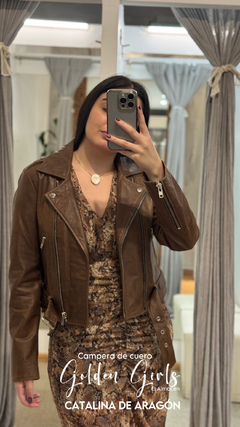 CAMPERA DE CUERO GOLDEN GIRLS