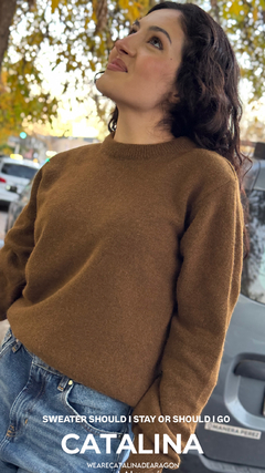 SWEATER SHOULD I STAY OR SHOULD I GO - comprar online