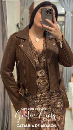 CAMPERA DE CUERO GOLDEN GIRLS - comprar online