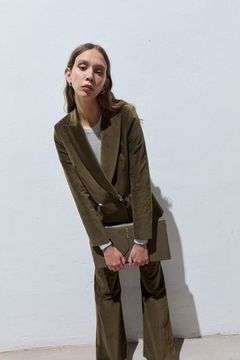 SACO ABOUT A GIRL (verde oliva) - El Almacén de Adriana Kuntz