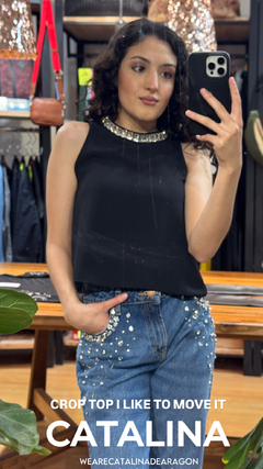 CROP TOP I LIKE TO MOVE IT - comprar online