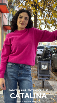 SWEATER SHOULD I STAY OR SHOULD I GO - comprar online