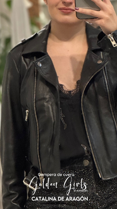 CAMPERA DE CUERO GOLDEN GIRLS - comprar online