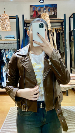 CAMPERA DE CUERO GOLDEN GIRLS - tienda online
