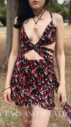 VESTIDO CORTO EVEN FLOW - El Almacén de Adriana Kuntz