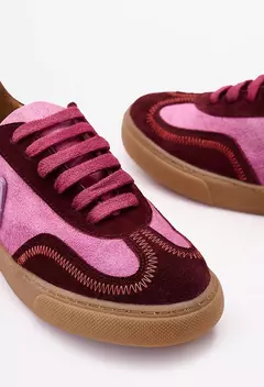 ZAPATILLA ME RIO PARA NO LLORAR (Rosa) - El Almacén de Adriana Kuntz
