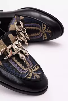 MOCASÍN NO ME ROMPAN LOS COCOS (negro) - tienda online