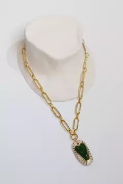 COLLAR CUORE VERDE