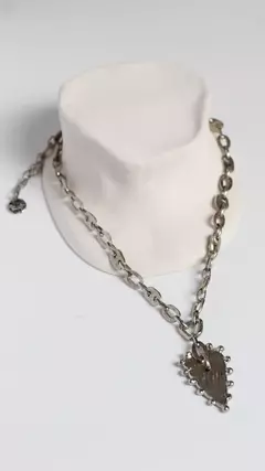 COLLAR FERA PLATEADO - comprar online