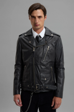 CAMPERA DE CUERO HCG PERFECTO - tienda online