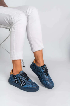 ZAPATILLA NO LO ENTENDERÍAN (Azul) - El Almacén de Adriana Kuntz