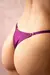 Basic, Tanga regulable de algodon lycrado - tienda online