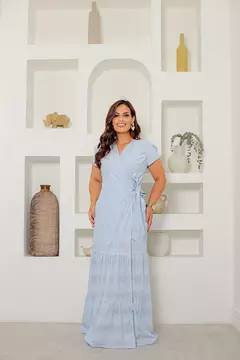 Vestido longo Julia 12863 Joyaly Moda - comprar online