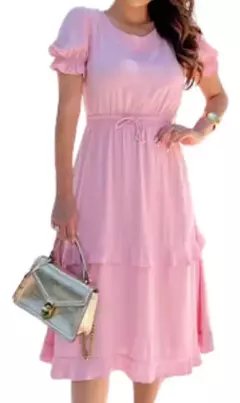 Vestido Midi Babadinho Fagian Moda Feminina 21352 - comprar online