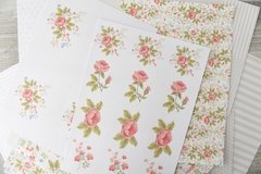 Papeles "Roses" - Beige en internet