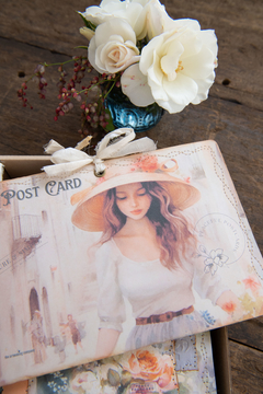 Postcards Journal (Box) Rose - comprar online