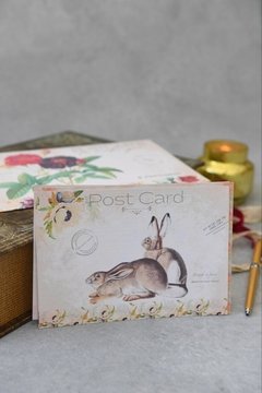 VINTAGE POSTCARDS ROSAS ROJAS (X6) SURTIDAS
