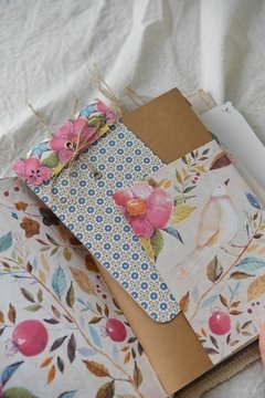 Journal tipo Midori grande tapa blanda
