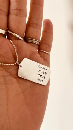 dije chapa Naval - Lena Kaupert joyeria