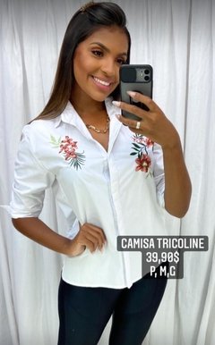 Camisa Bordada Clean - comprar online
