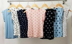 Blusa Canelada de Babado Princesa