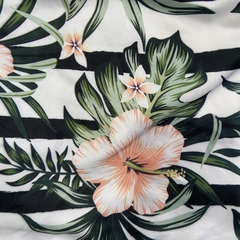 Shorts Summer Masculino Floral Listrado na internet
