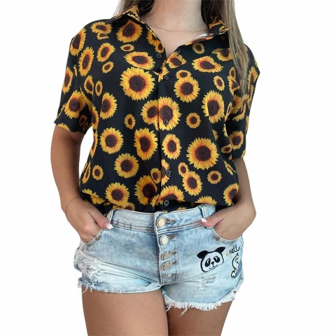Camisão de Botão Girassol
