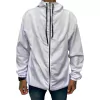 Corta Vento Masculina Branca Lisa