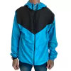 Corta Vento Masculina Azul Claro e Preto Lisa